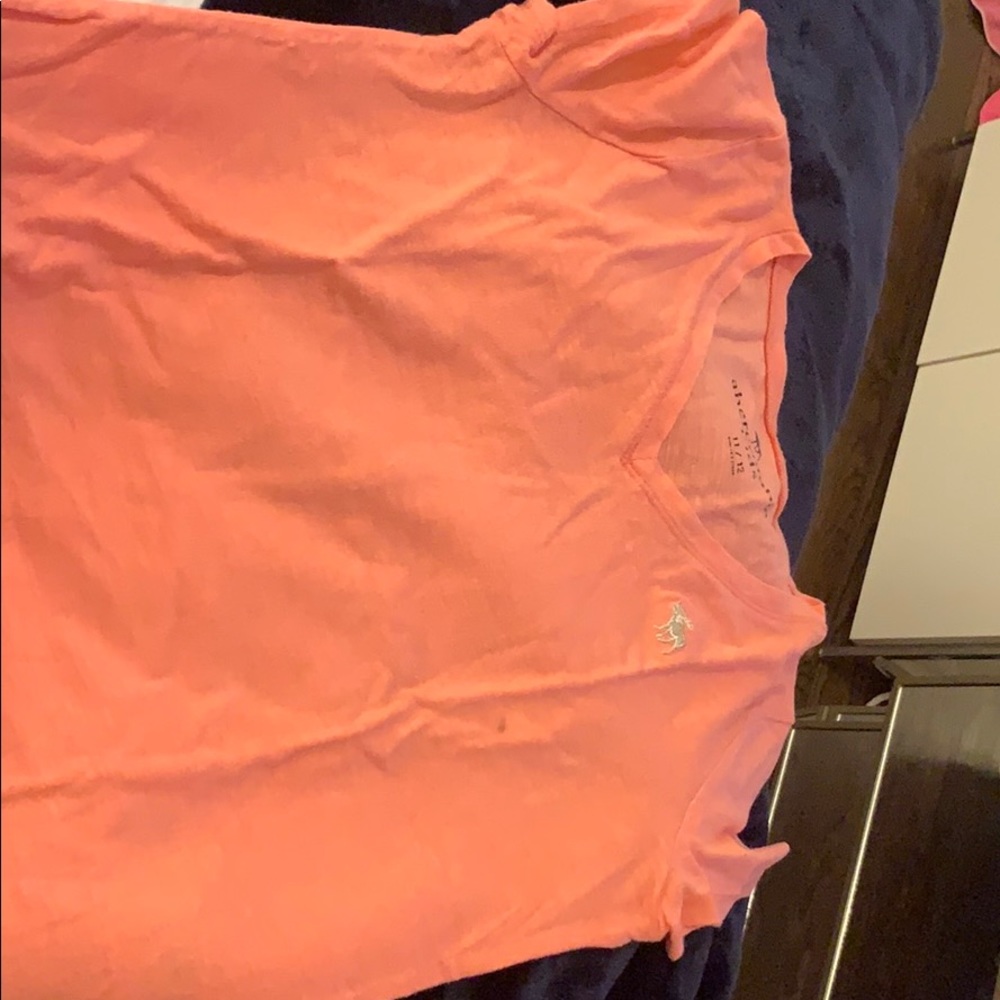 KIDS ABERCROMBIE AND FITCH CORAL T SHIRT